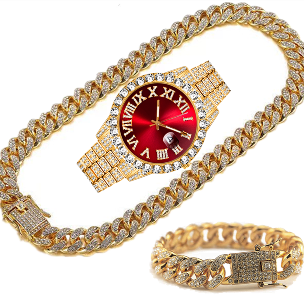 Luxury Watch Miami - Luxury Gold Watch for Men Full