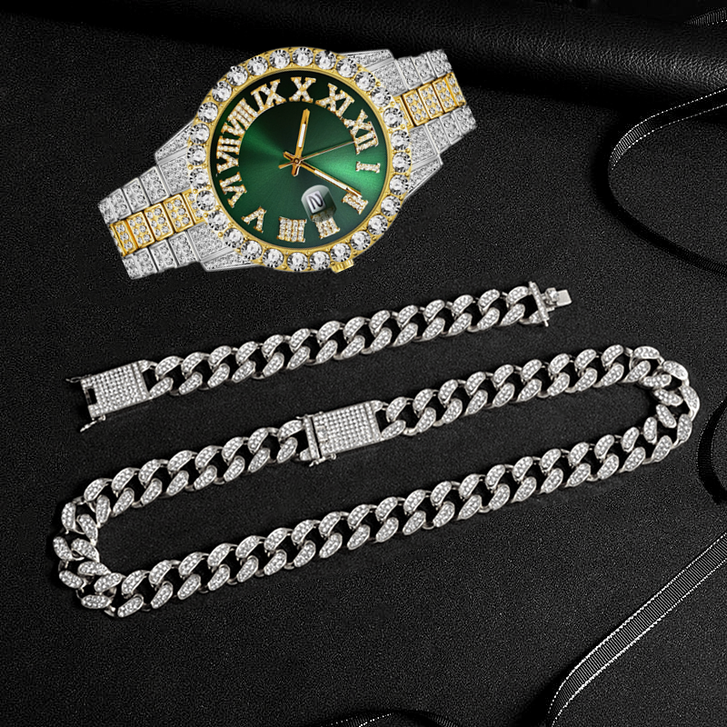 Luxury Watch Miami - Luxury Full Iced Out Watch Bling