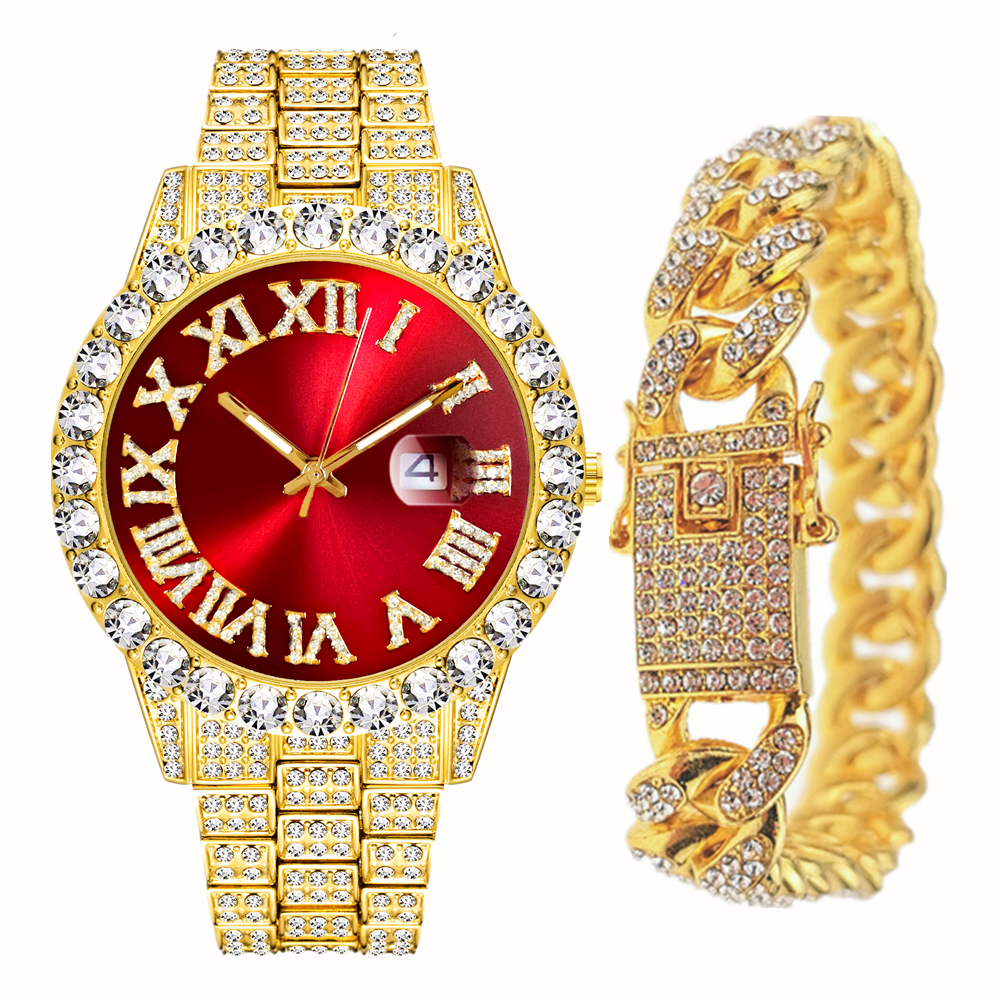 Luxury Watch Miami - Full Iced Out Bracelet Men Bling