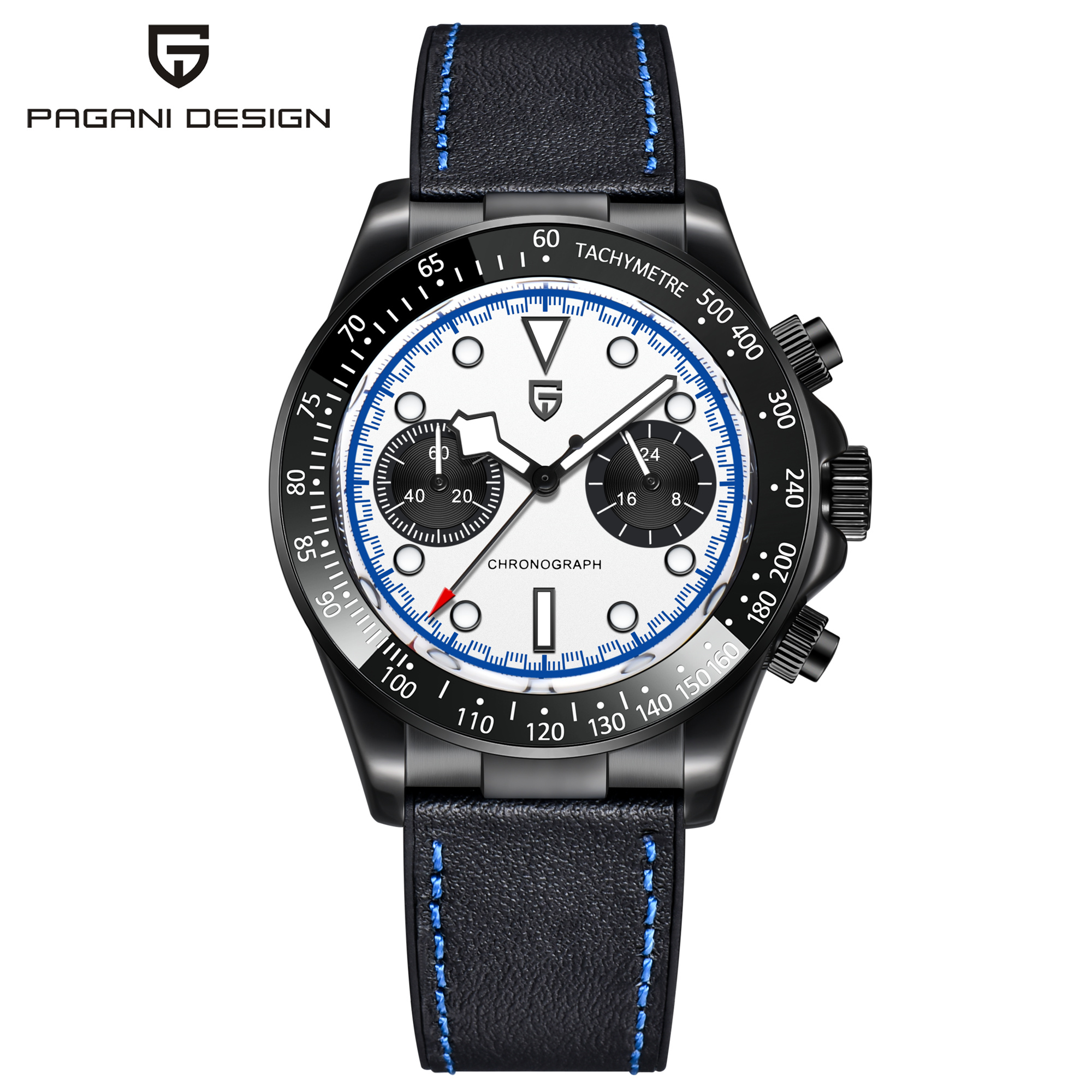 Luxury Watch All Black - PAGANI DESIGN 2026 New All Black