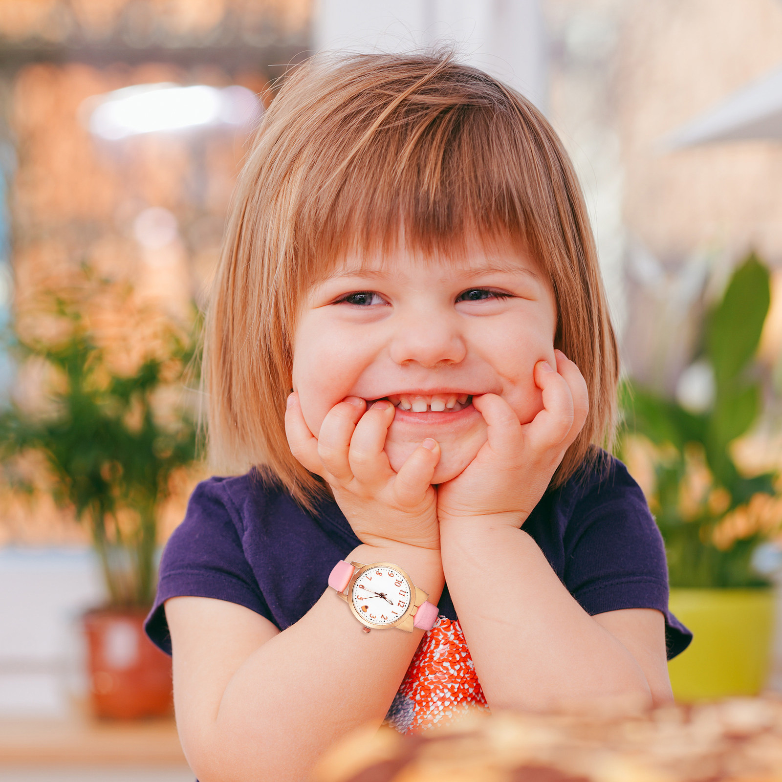 Luxury Watch Kids - Quartz Kids Watch with Eye Catching