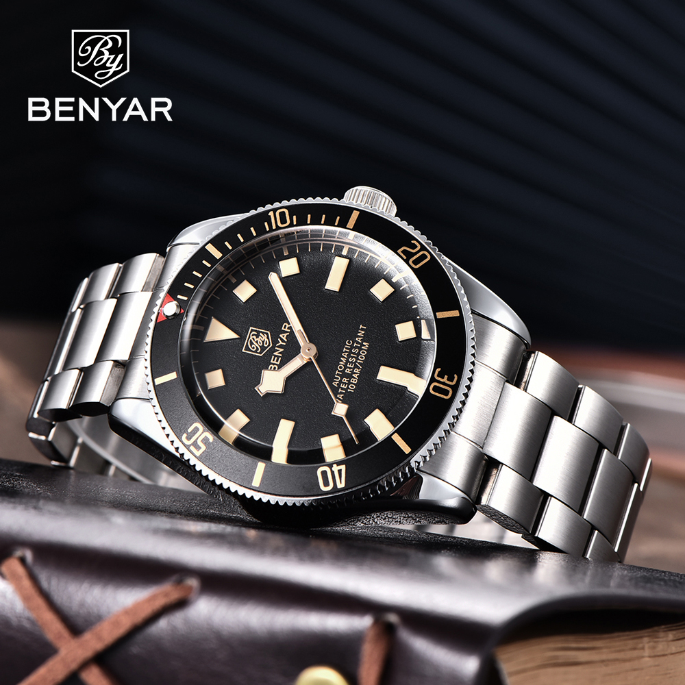 Luxury Watch Design - 2025 New BENYAR Automatic Watches Men's