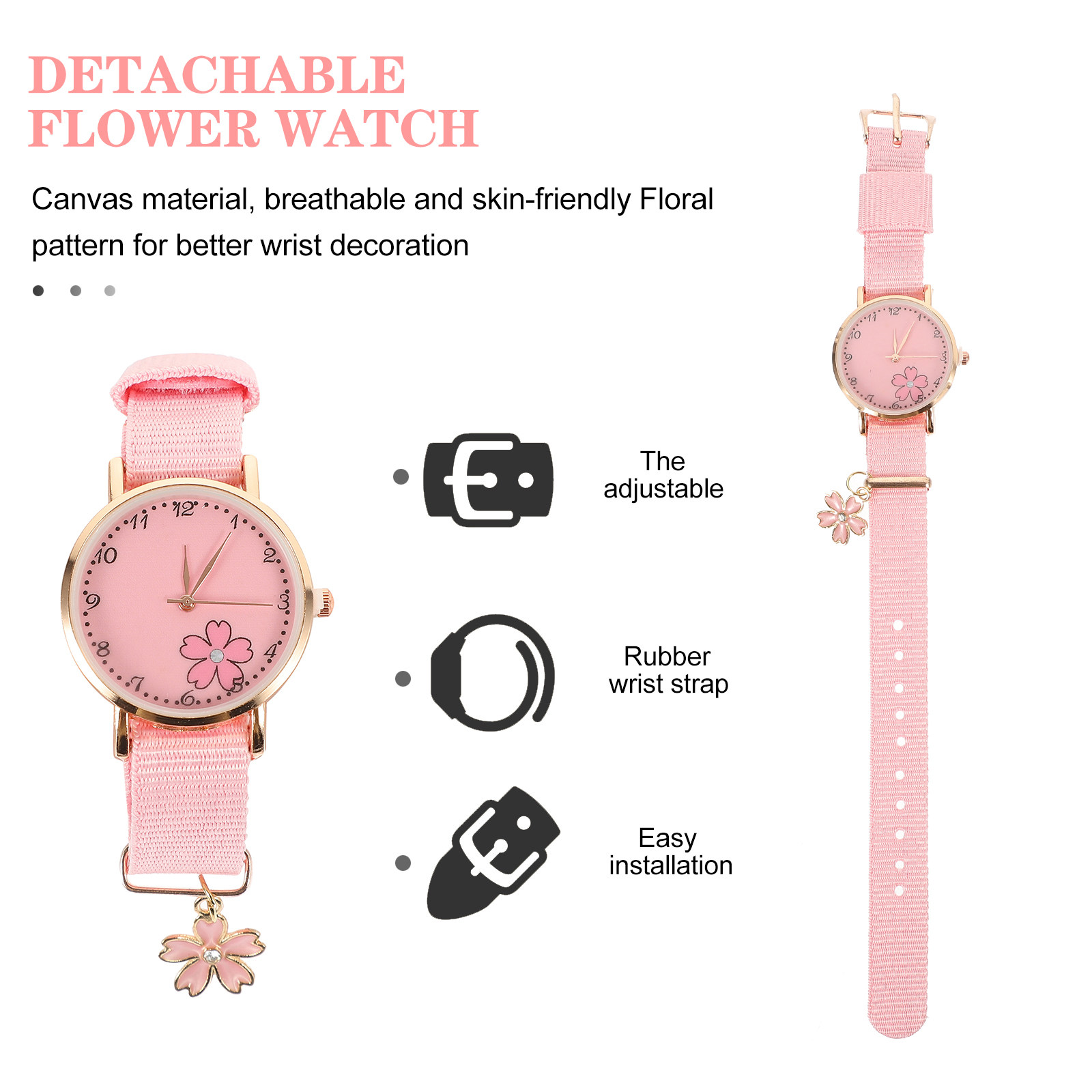 Kids Breathable Floral Canvas  - Luxury Watch Kids recensione e prezzo