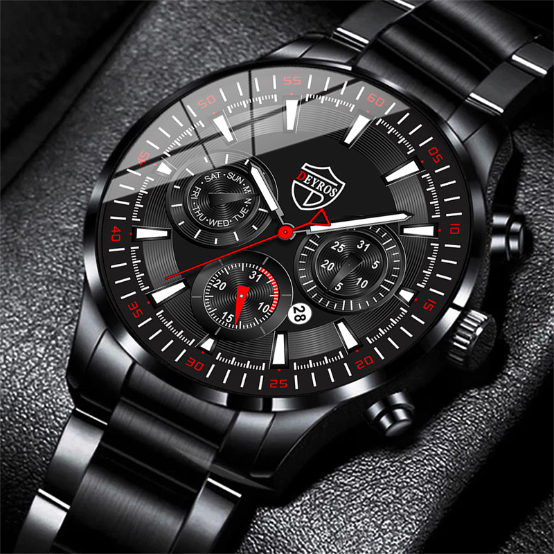 Fashion Mens Watches Set Luxur - Luxury Watch All Black recensione e prezzo