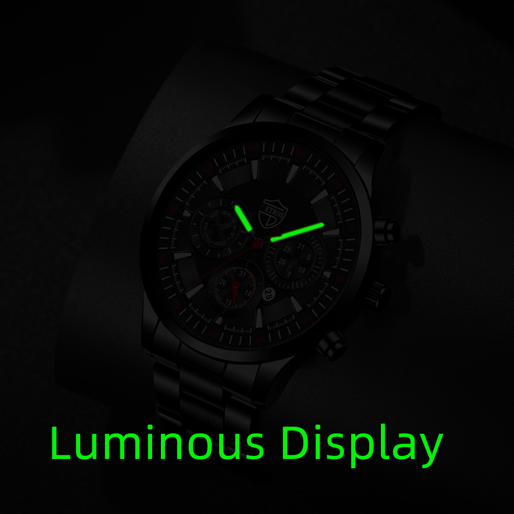 Fashion Mens Watches Set Luxur - Luxury Watch All Black recensione e prezzo