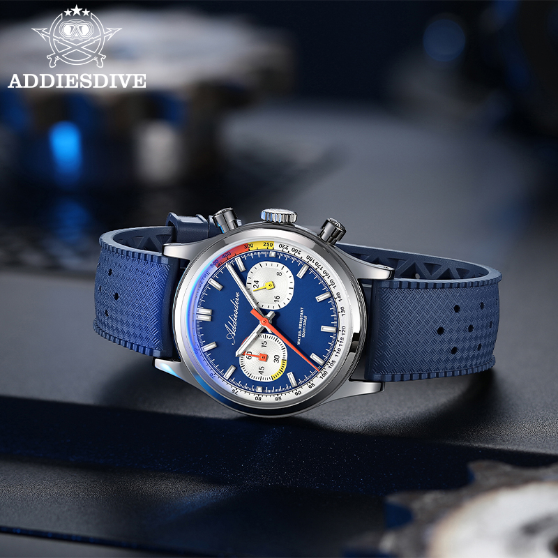 ADDIESDIVE Men Quartz Chronogr - Luxury Watch Rubber Strap recensione e prezzo