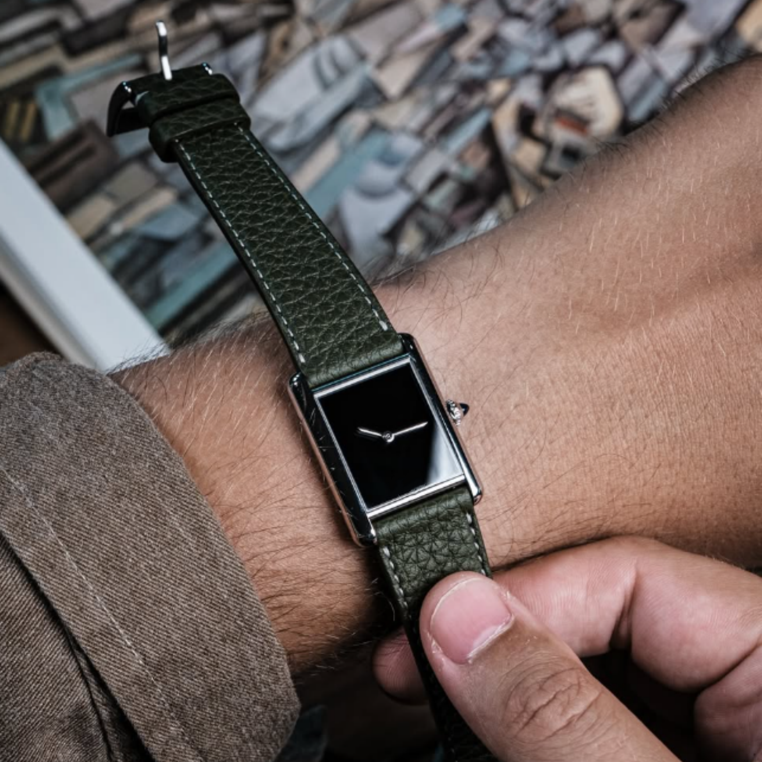 CILOA Black Square Tank Watch  - Luxury Watch All Black recensione e prezzo