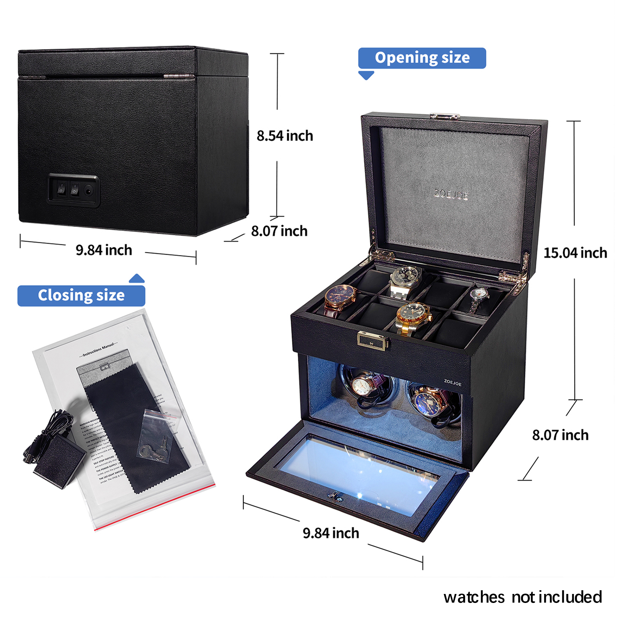 2+8 Watch Winder for Automatic - Quiet Luxury Watch Men recensione e prezzo
