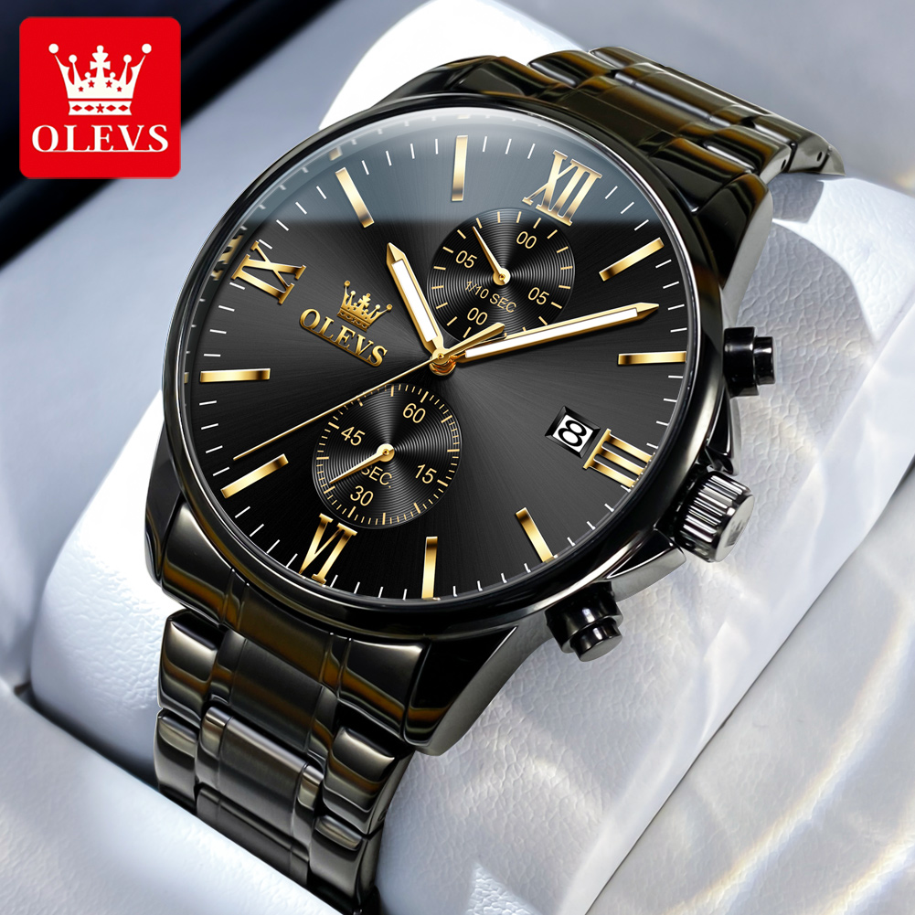 OLEVS 2886 Classic Black Quart - Luxury Watch All Black recensione e prezzo