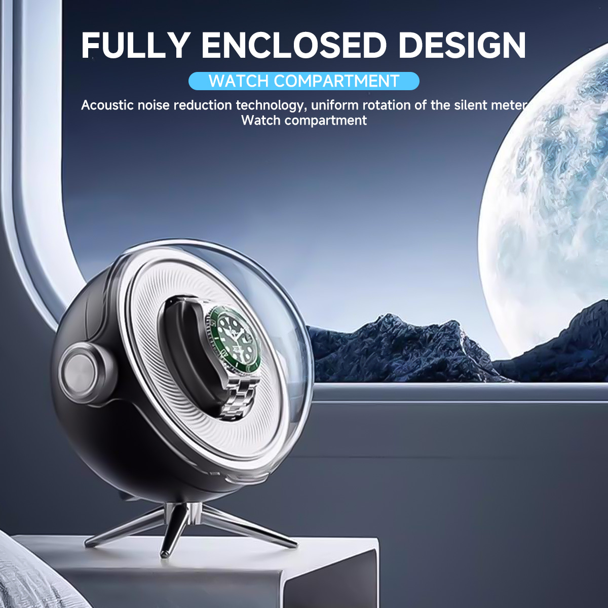 High End Silent Breathing Ligh - Luxury Watch Winder Box recensione e prezzo