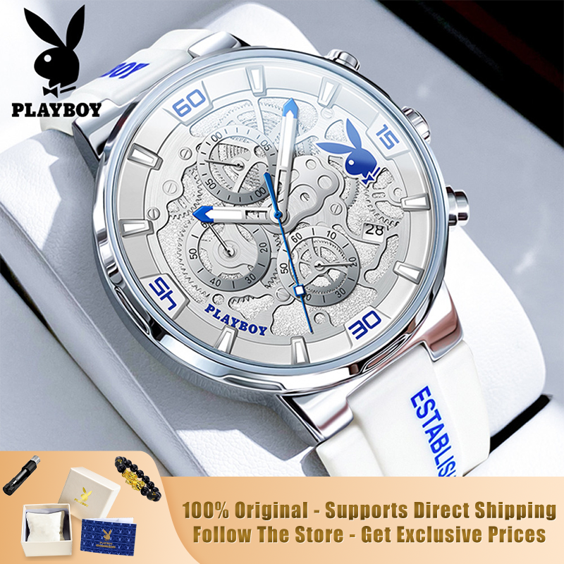 PLAYBOY 3063 Brand original au - Luxury Watch Rubber Strap recensione e prezzo