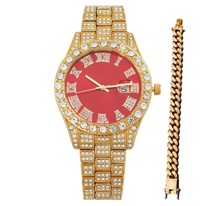 New Gold Color Watch &  Bracel - Luxury Watch Miami recensione e prezzo