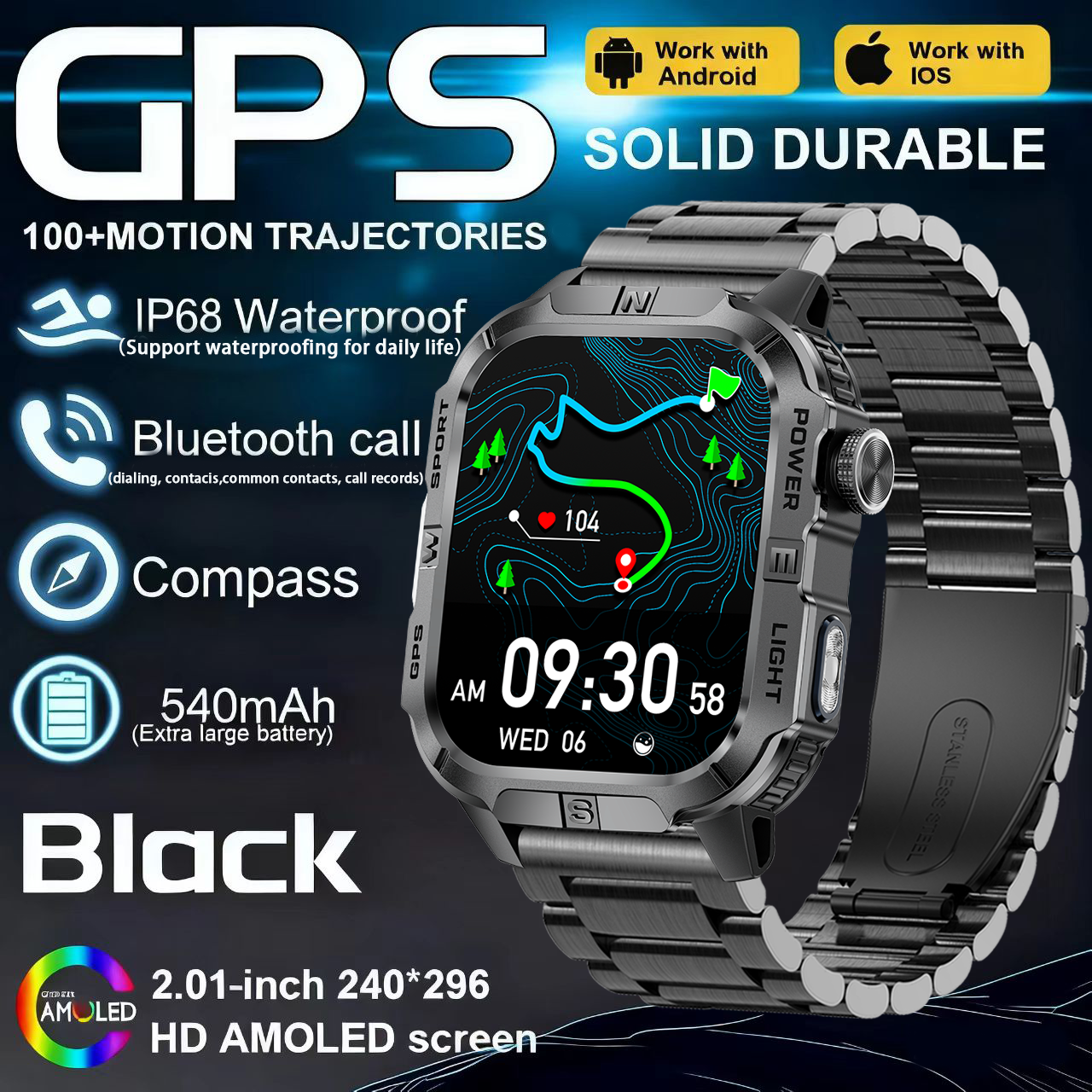 2026 smart watch men 2.01 Ultr - Compass Watch Luxury recensione e prezzo