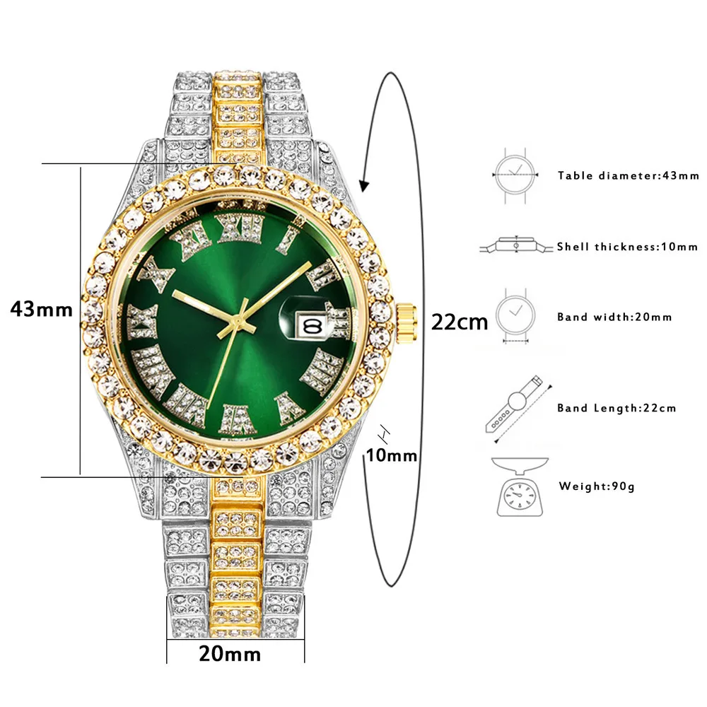 Full Iced Out Bracelet Men Bli - Luxury Watch Miami recensione e prezzo