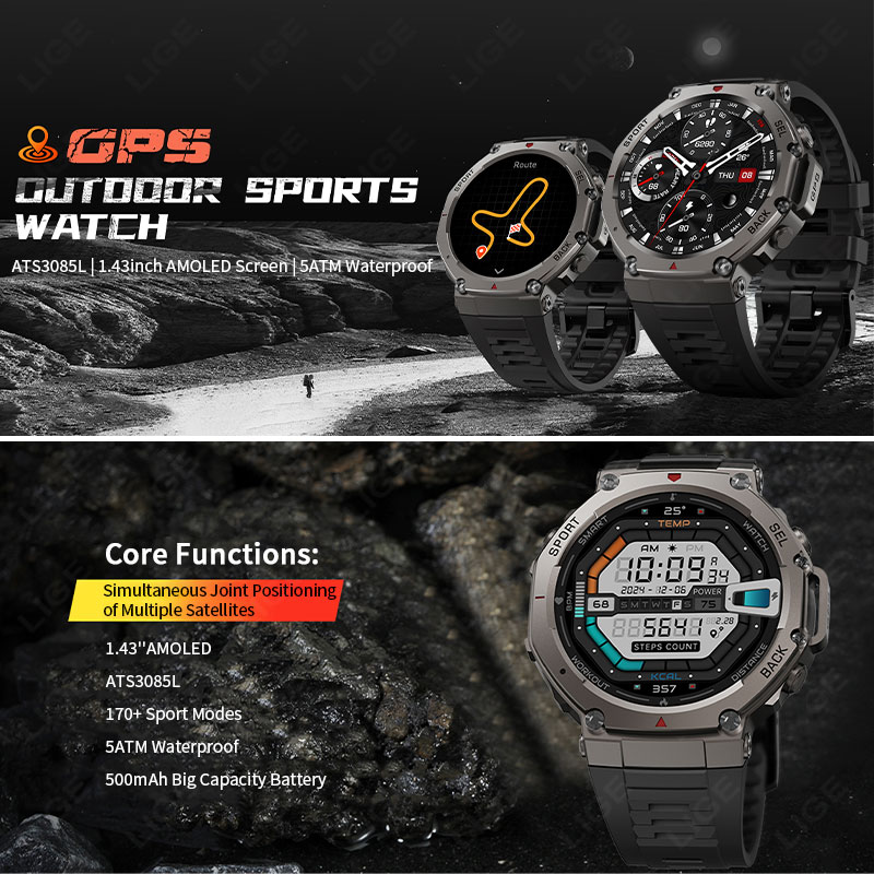 LIGE 2026 GPS Luxury Military  - Compass Watch Luxury recensione e prezzo