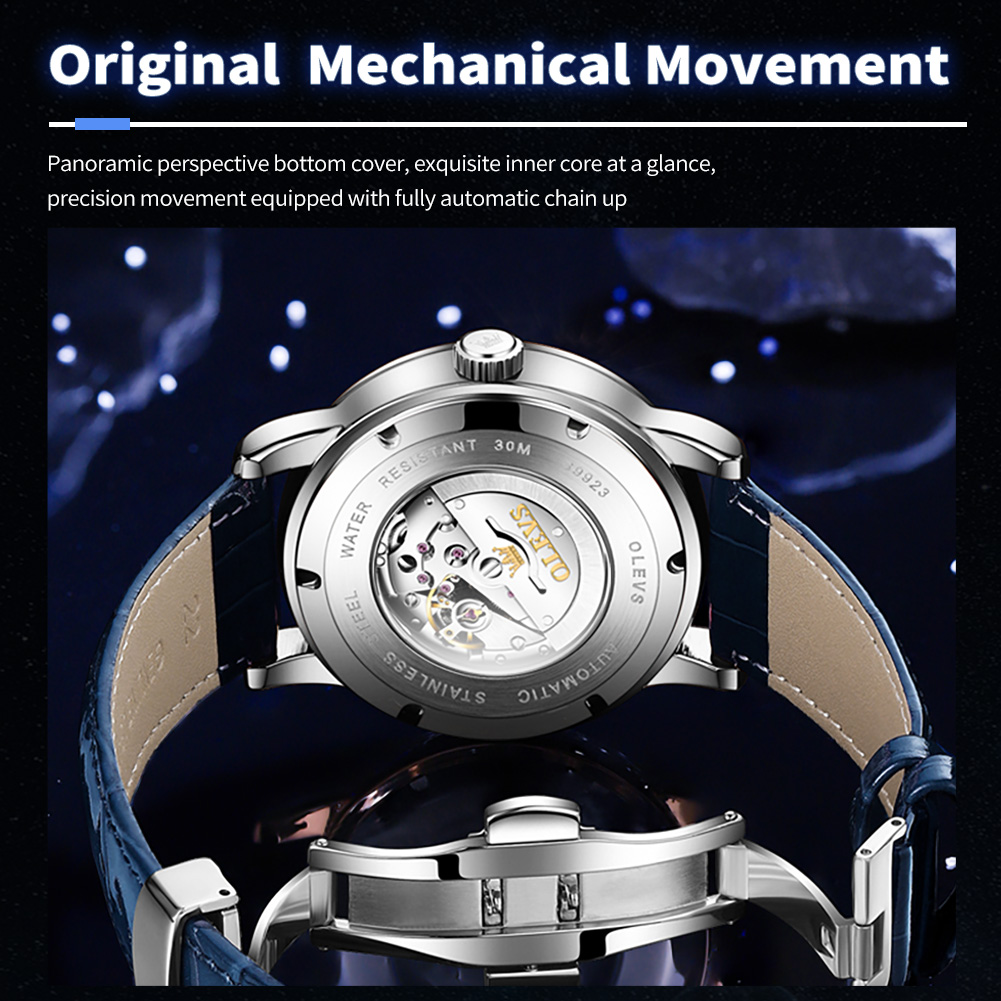 OLEVS 9923 Starry Sky Automati - Compass Watch Luxury recensione e prezzo