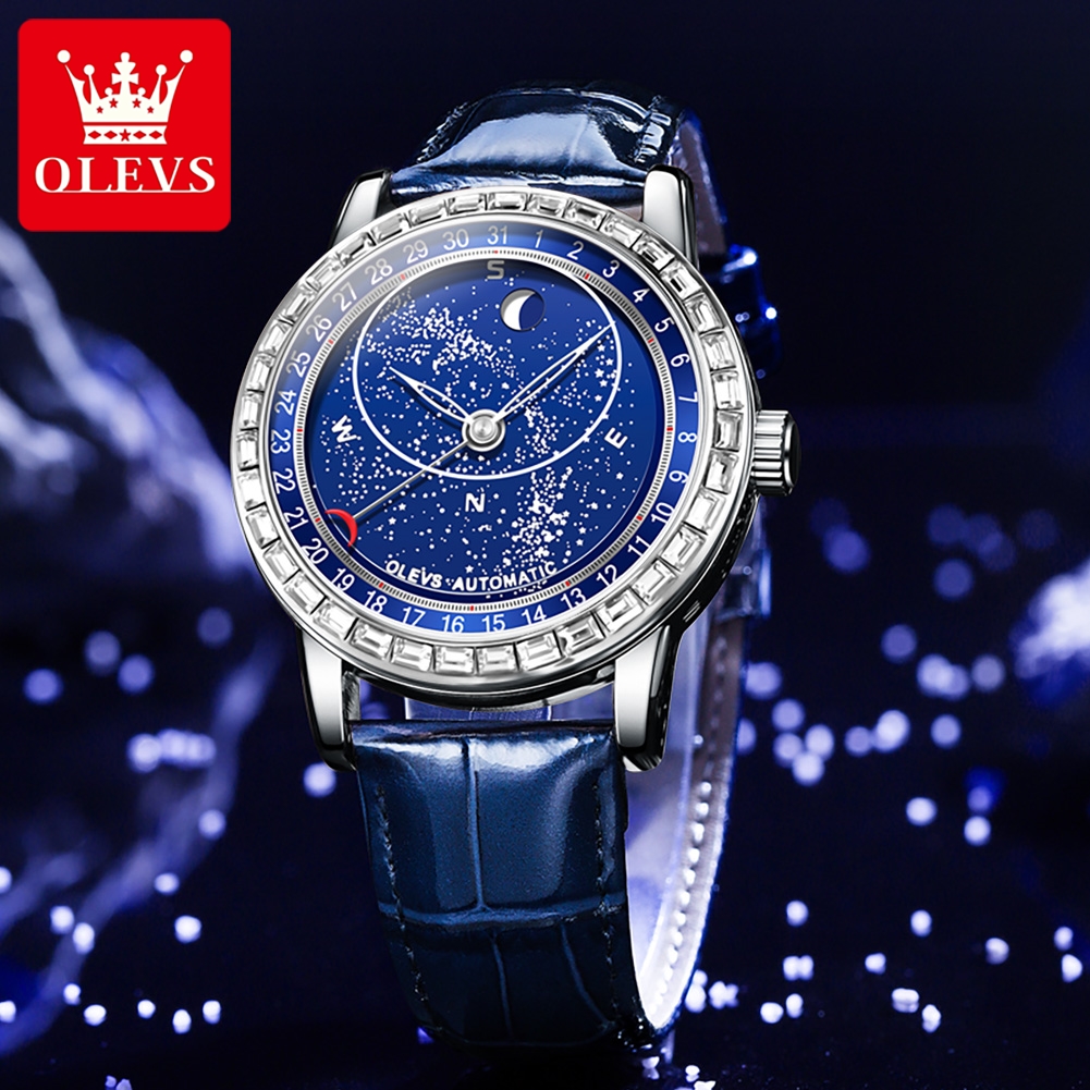 OLEVS 9923 Starry Sky Automati - Compass Watch Luxury recensione e prezzo
