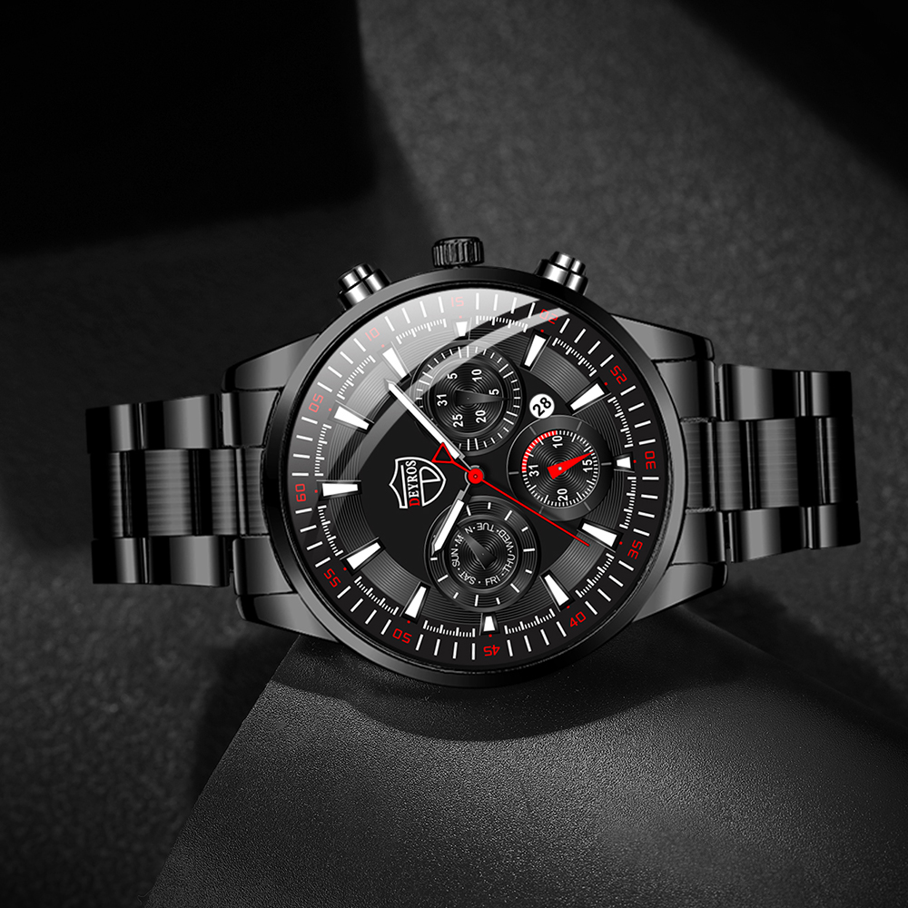 Fashion Mens Watches Set Luxur - Luxury Watch All Black recensione e prezzo