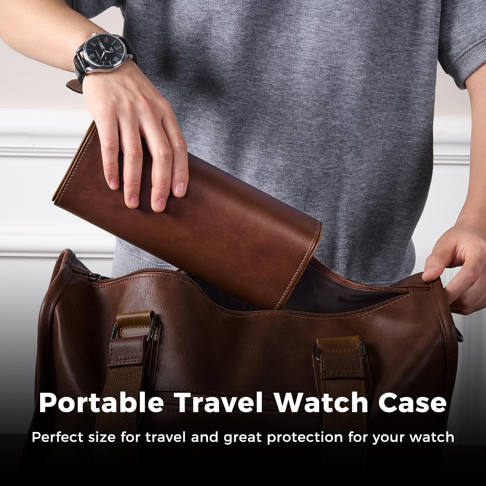 Luxury PU Leather Watch Case W - Luxury Watch Winder Box recensione e prezzo