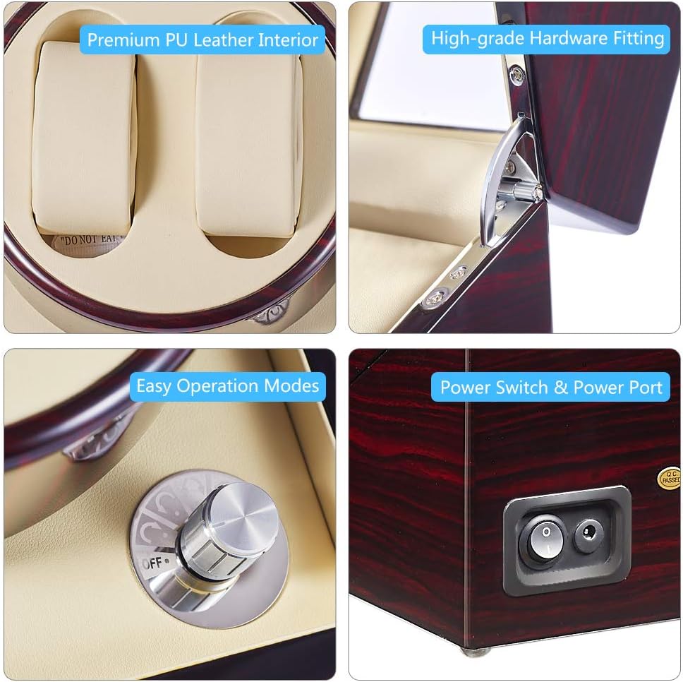 Double Watch Winder Box for Au - Quiet Luxury Watch Men recensione e prezzo