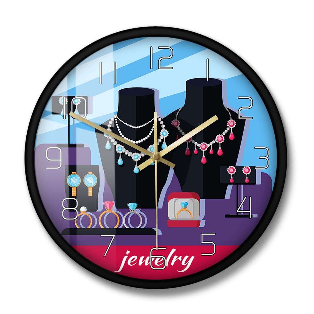 Jewelry Store Showcase Designe - Luxury Watch Wall Clock recensione e prezzo