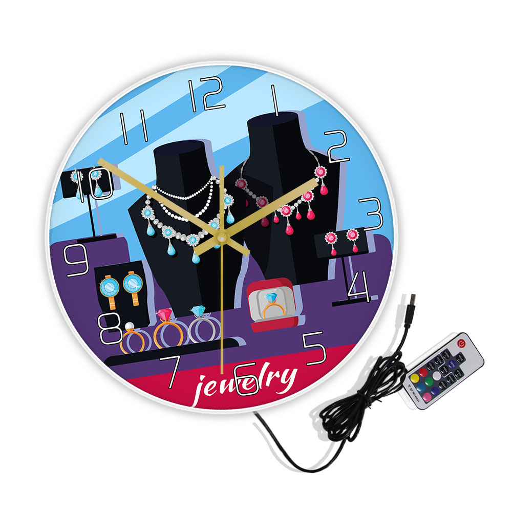 Jewelry Store Showcase Designe - Luxury Watch Wall Clock recensione e prezzo