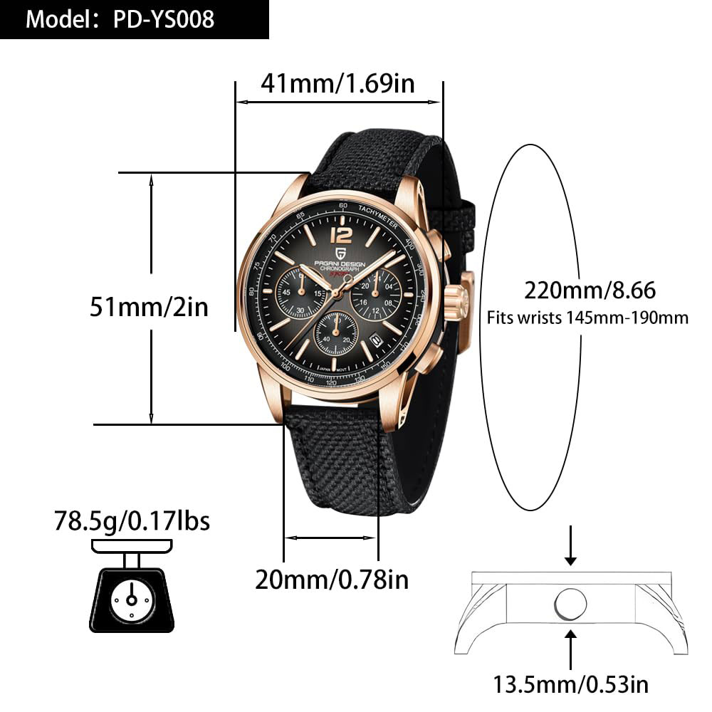 PAGANI DESIGN New Mens Watch 4 - Luxury Watch Design recensione e prezzo
