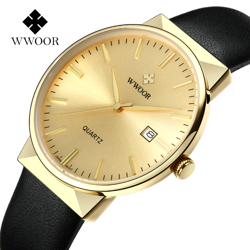 WWOOR Men's Watches Top Brand  - Luxury Watch All Black recensione e prezzo