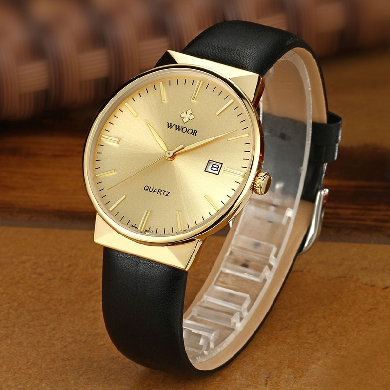 WWOOR Men's Watches Top Brand  - Luxury Watch All Black recensione e prezzo