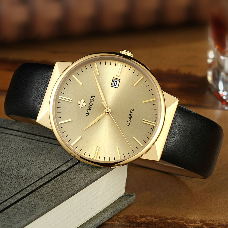 WWOOR Men's Watches Top Brand  - Luxury Watch All Black recensione e prezzo
