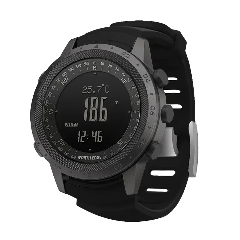 Men Digital Watch NORTH EDGE D - Compass Watch Luxury recensione e prezzo