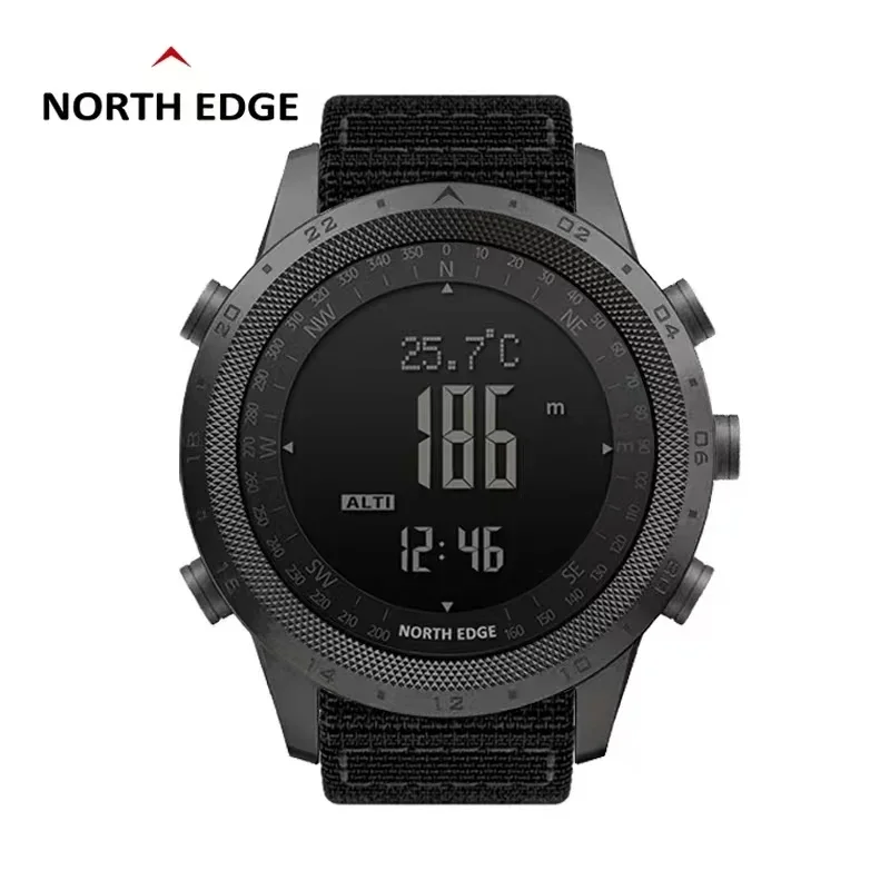 Men Digital Watch NORTH EDGE D - Compass Watch Luxury recensione e prezzo