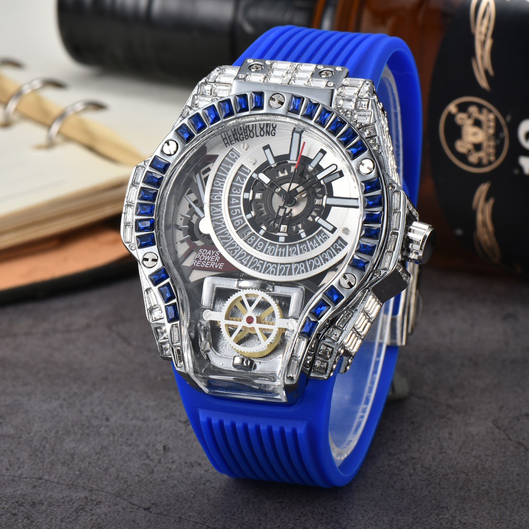 Full diamond Case Business Lux - Luxury Watch Rubber Strap recensione e prezzo
