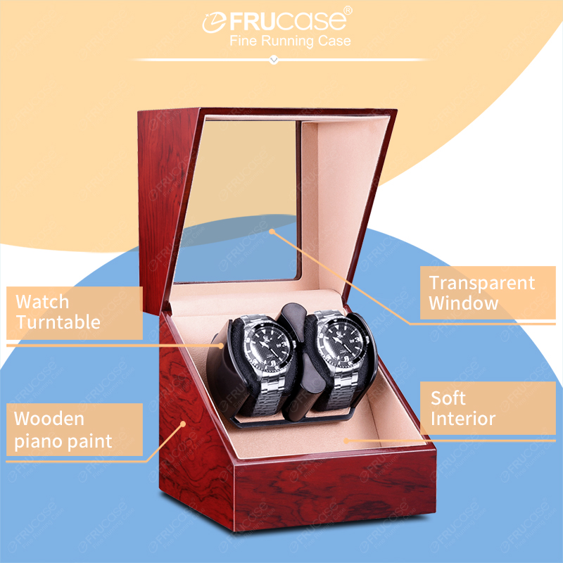 FRUCASE Double Watch Winder Fo - Luxury Watch Winder Box recensione e prezzo