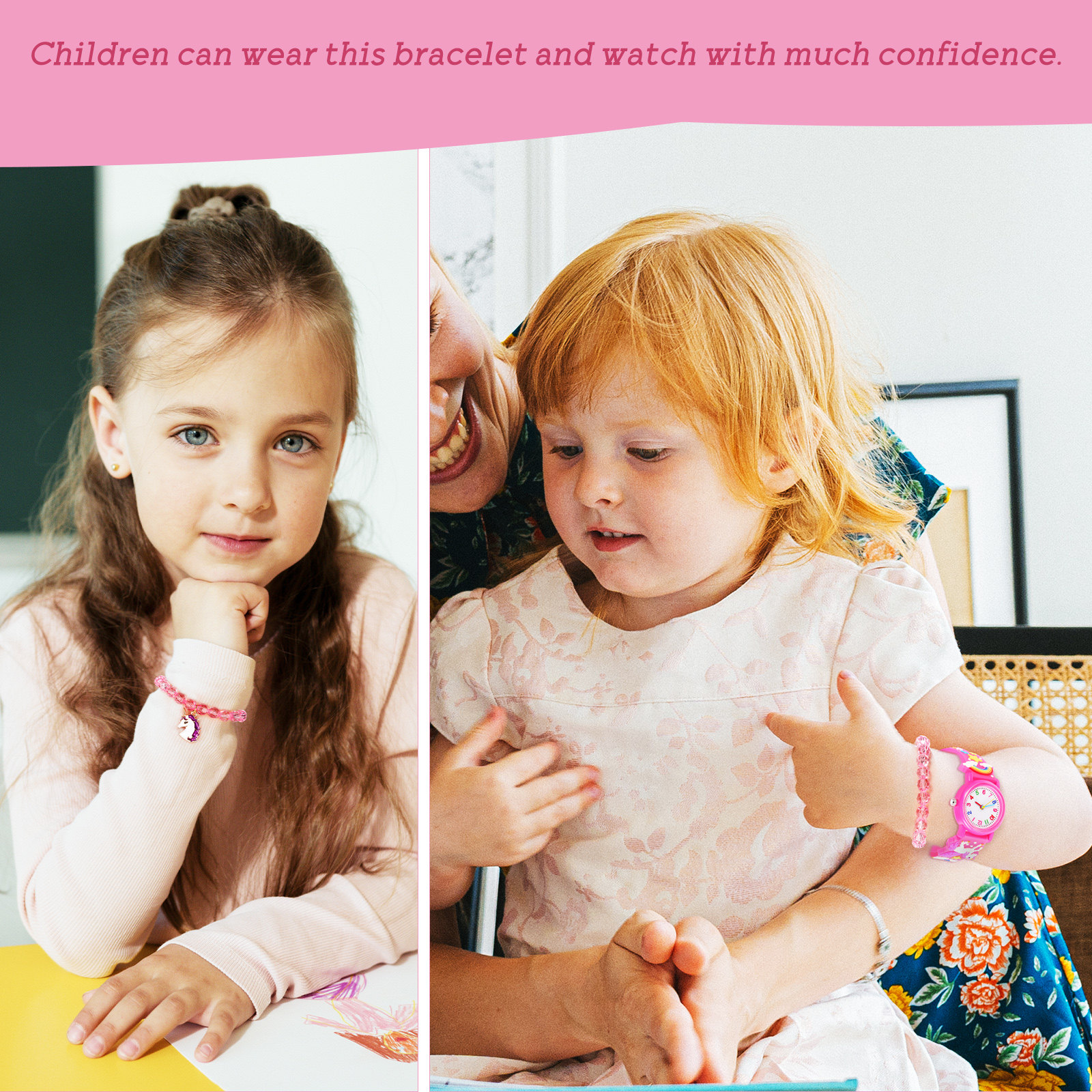 1Set Pink Children's Watch Uni - Luxury Watch Kids recensione e prezzo