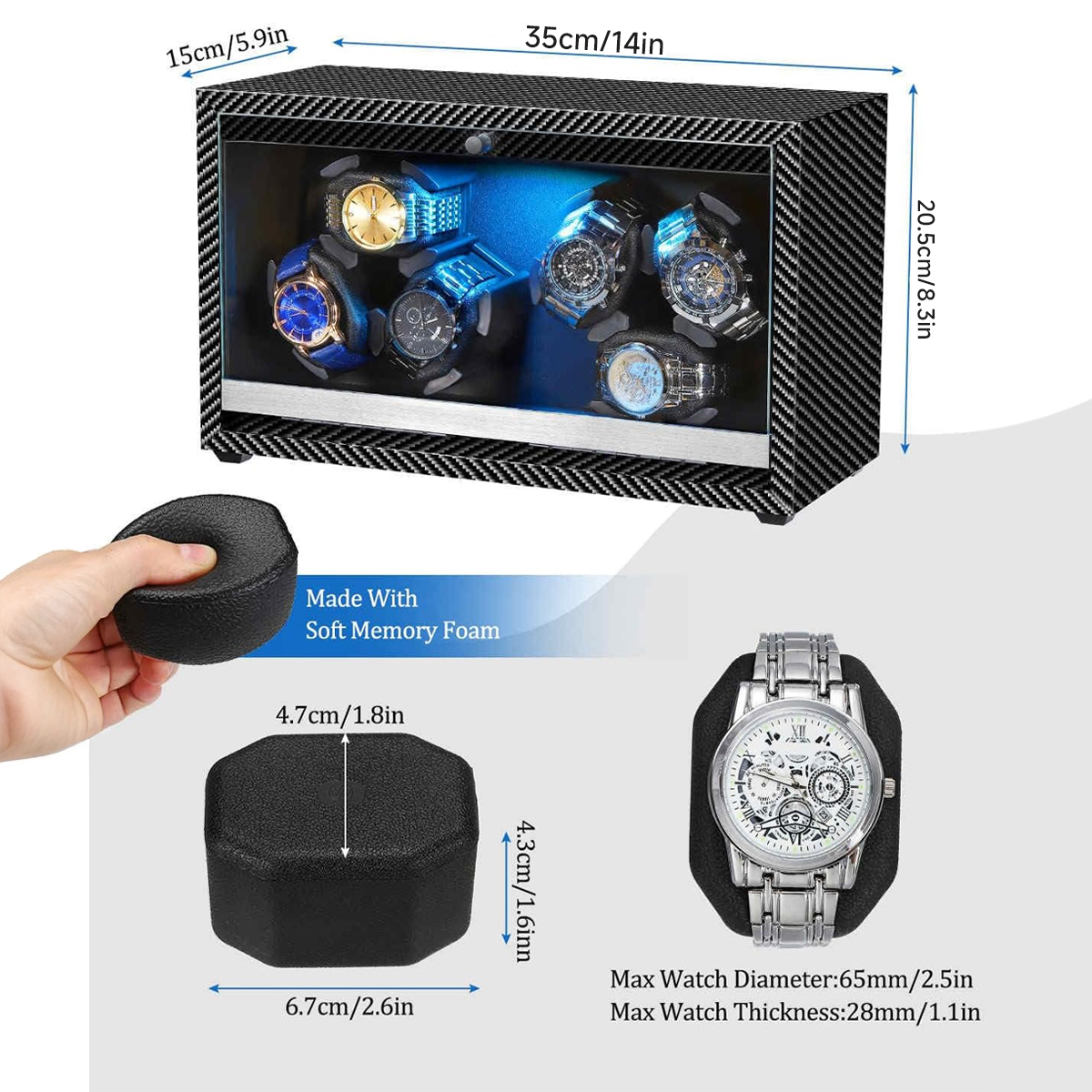 Watch Winder for Automatic Wat - Luxury Watch Winder Box recensione e prezzo