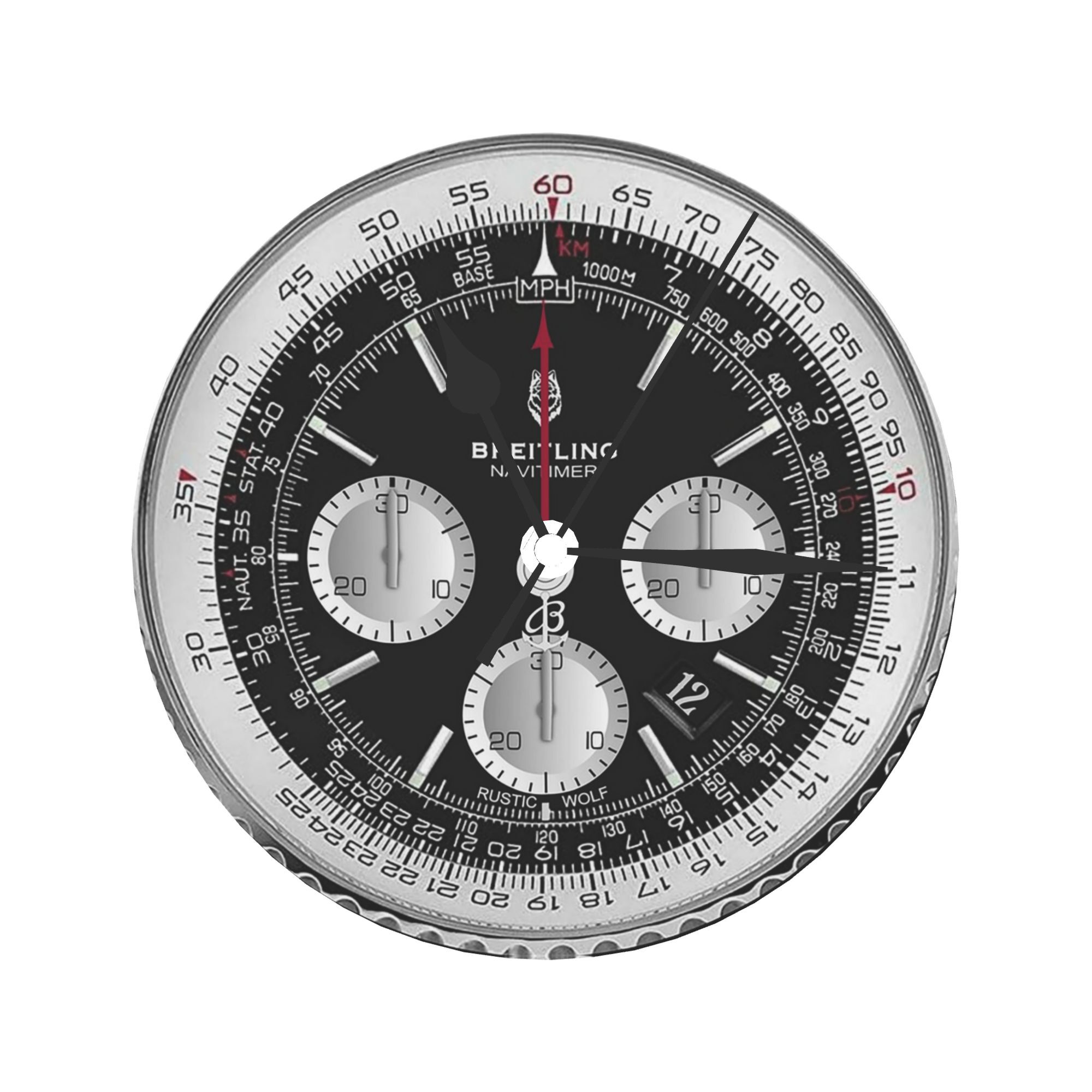 Black Luxury Watch Face Wall C - Luxury Watch Wall Clock recensione e prezzo
