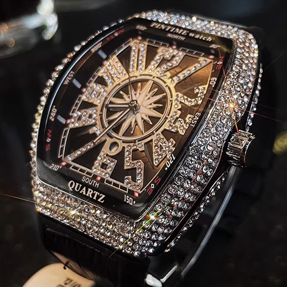 Premium Brand Luxury Diamond W - Luxury Watch All Black recensione e prezzo