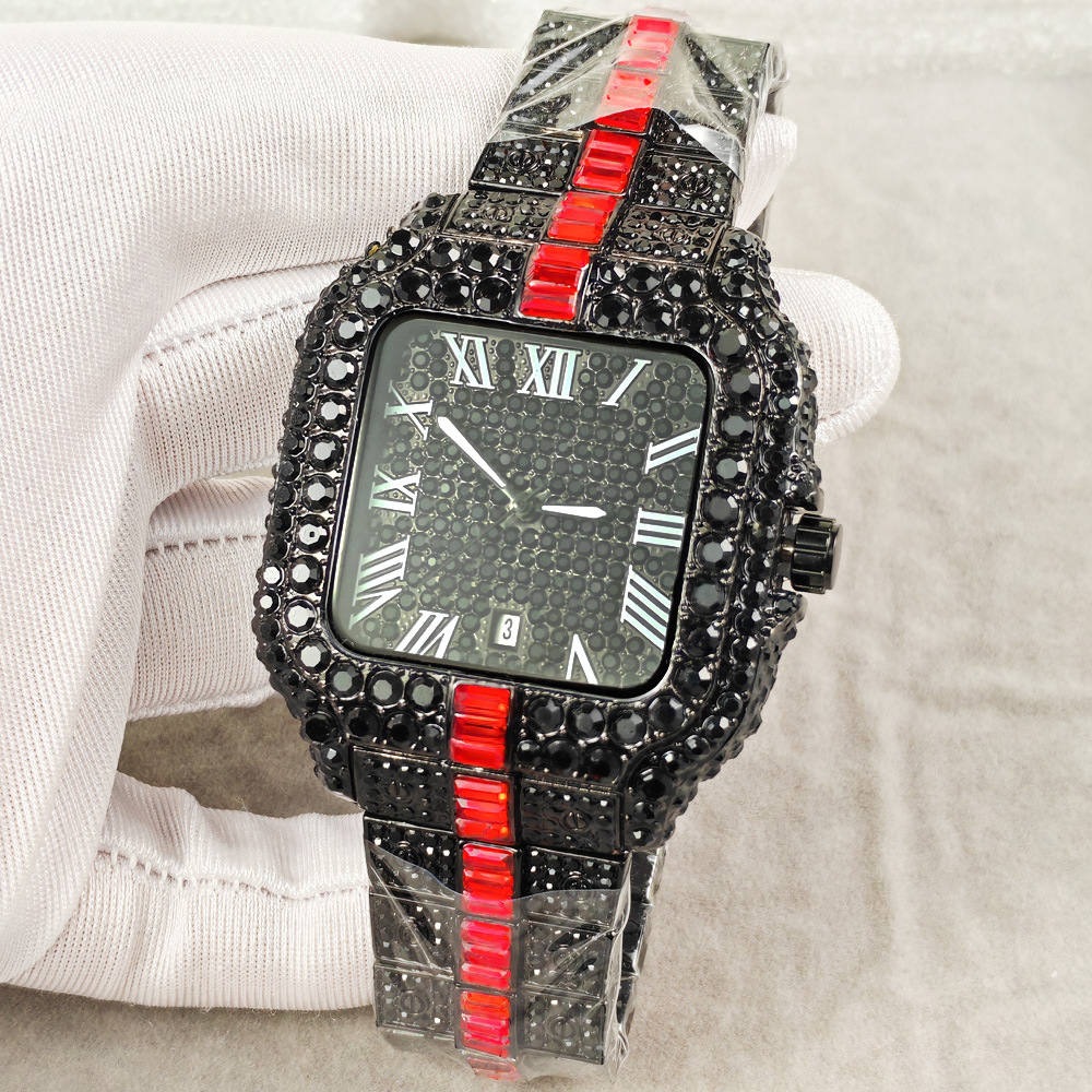 Black High Quality Hip Hop Ice - Luxury Watch All Black recensione e prezzo