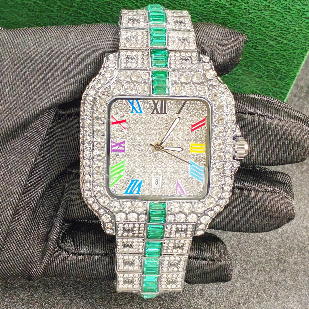 Black High Quality Hip Hop Ice - Luxury Watch All Black recensione e prezzo