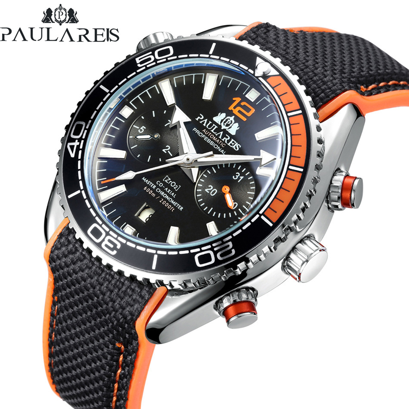 PAULAREIS P Luxury Men Automat - Luxury Watch Rubber Strap recensione e prezzo