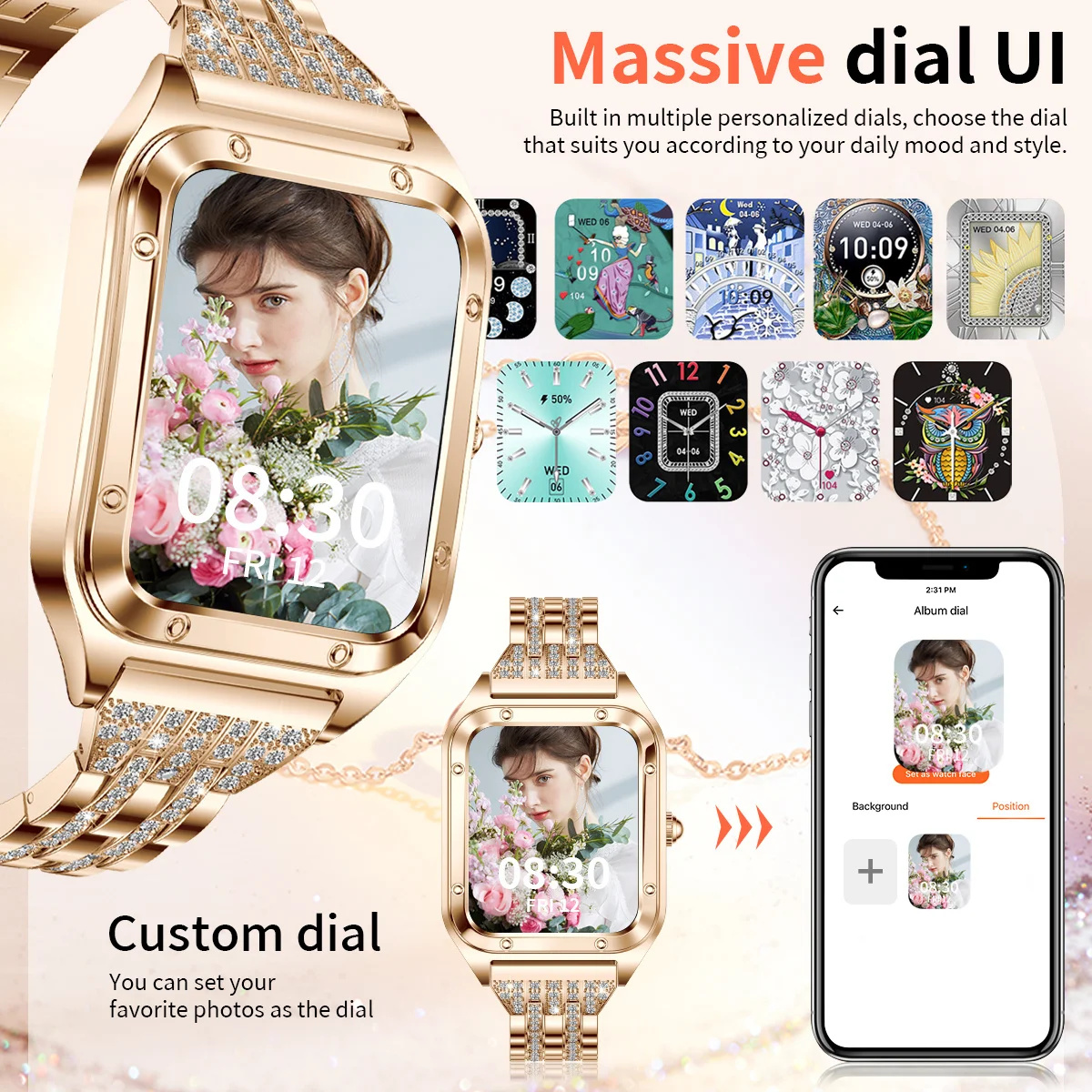1.57Inch Top Luxury Smart Watc - Compass Watch Luxury recensione e prezzo