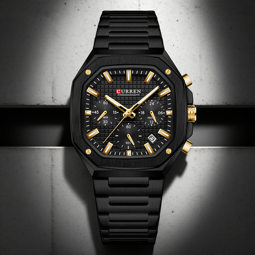 CURREN Luxury Square Chrono Wa - Luxury Watch Design recensione e prezzo
