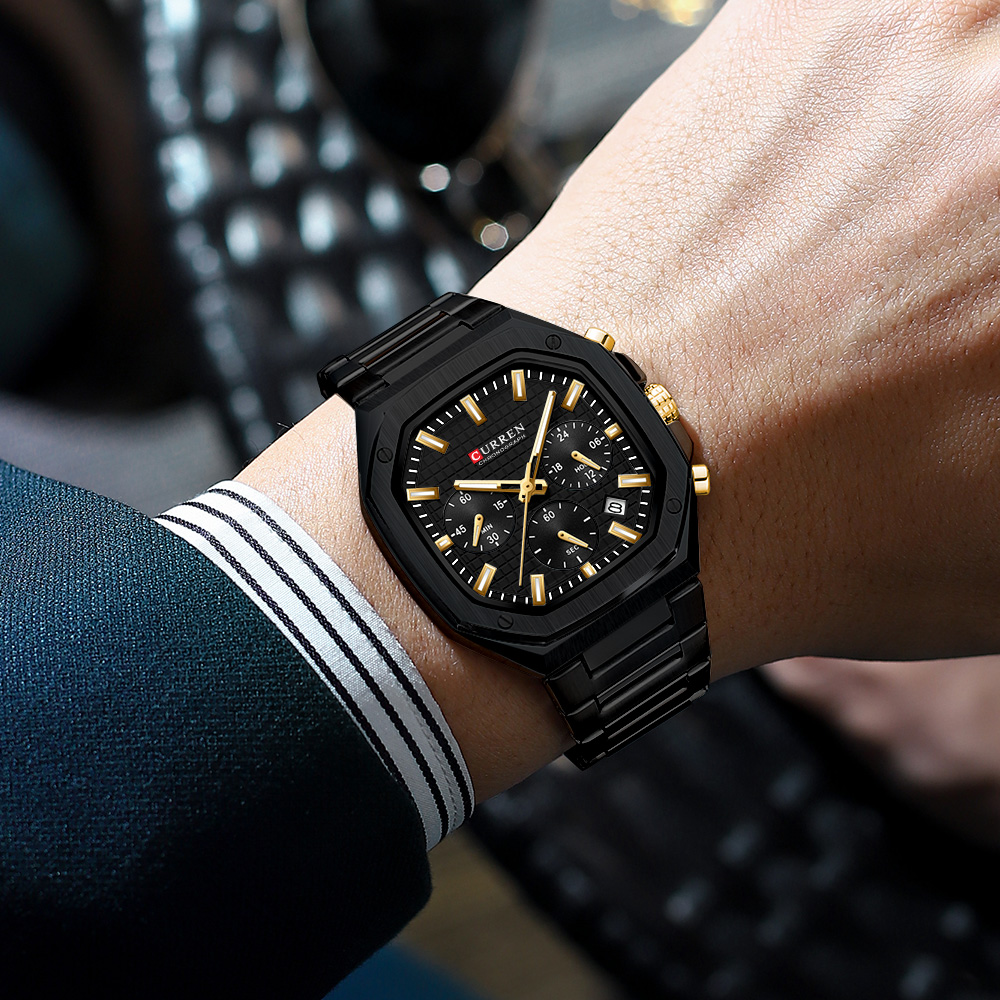 CURREN Luxury Square Chrono Wa - Luxury Watch Design recensione e prezzo