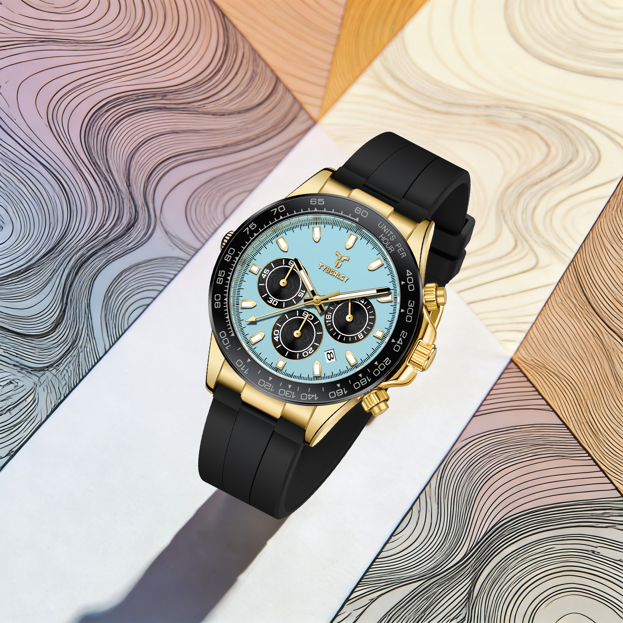 TYBERLEY Sophisticated Eleganc - Luxury Watch Rubber Strap recensione e prezzo
