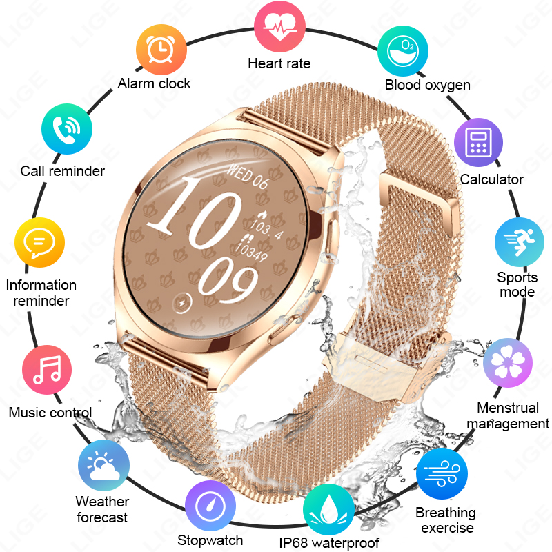 LIGE Luxury Smart Watch For Wo - Compass Watch Luxury recensione e prezzo