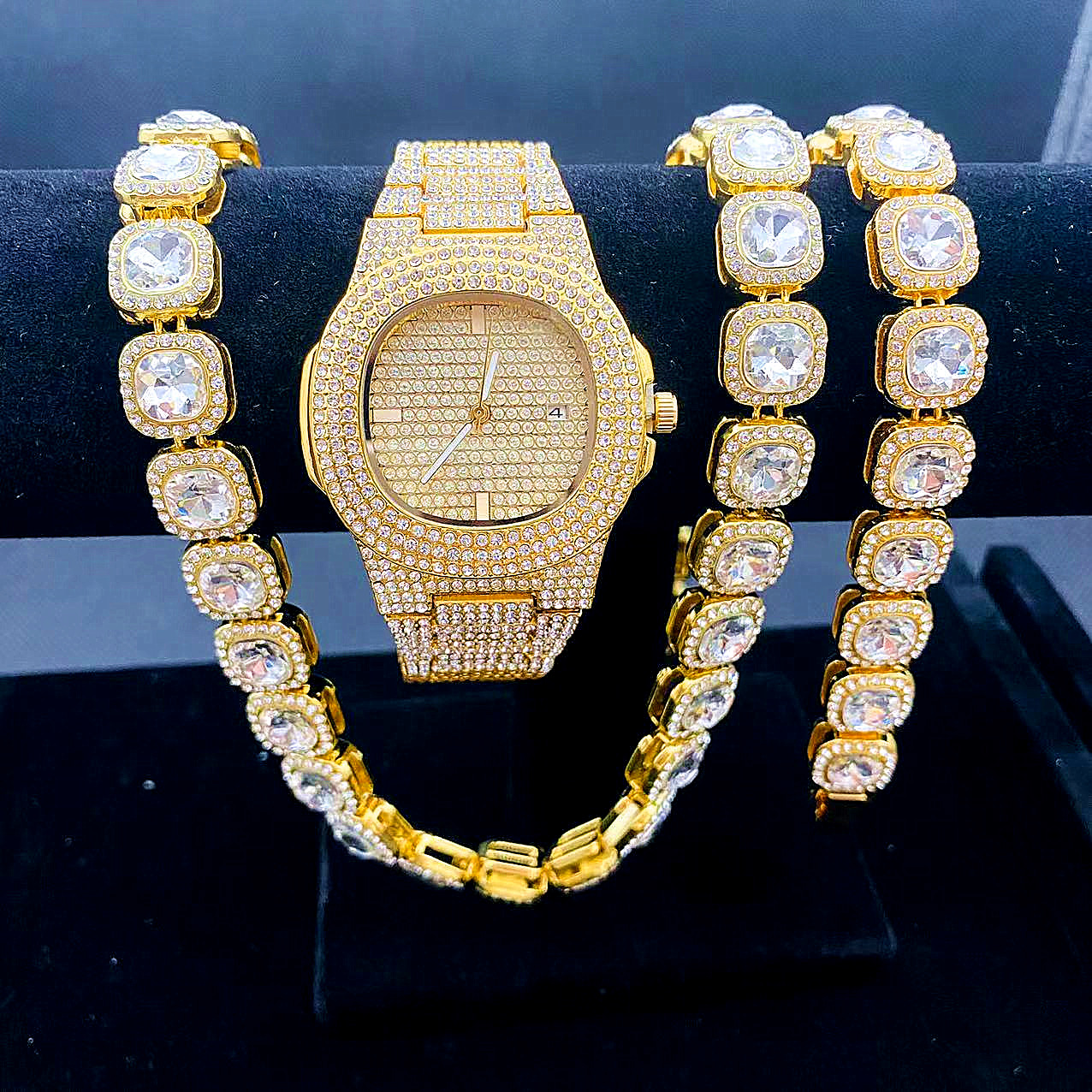 Luxury Watch + Chain + Bracele - Luxury Watch Miami recensione e prezzo