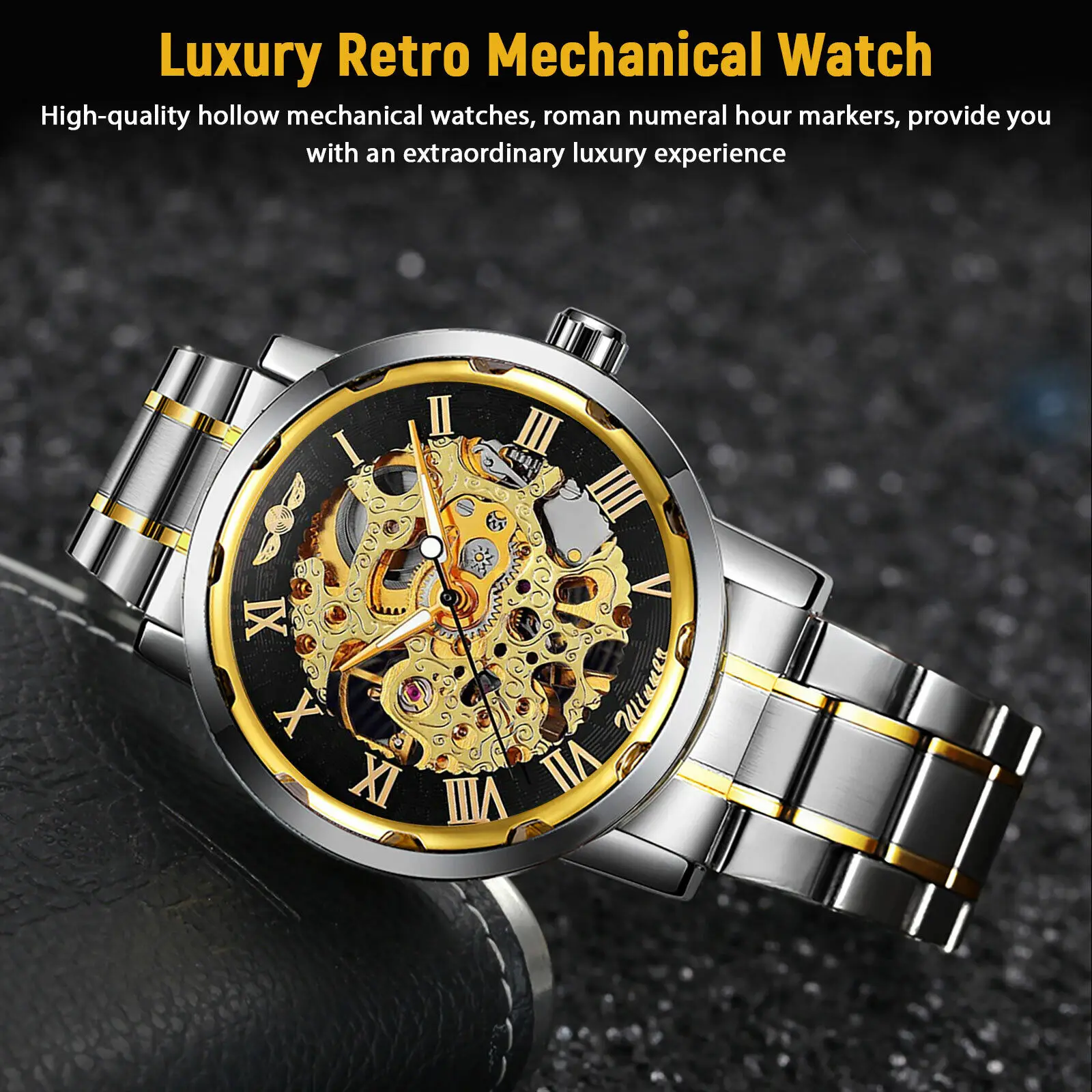 Men's Stainless Steel Strap Ro - Luxury Watch Nice recensione e prezzo