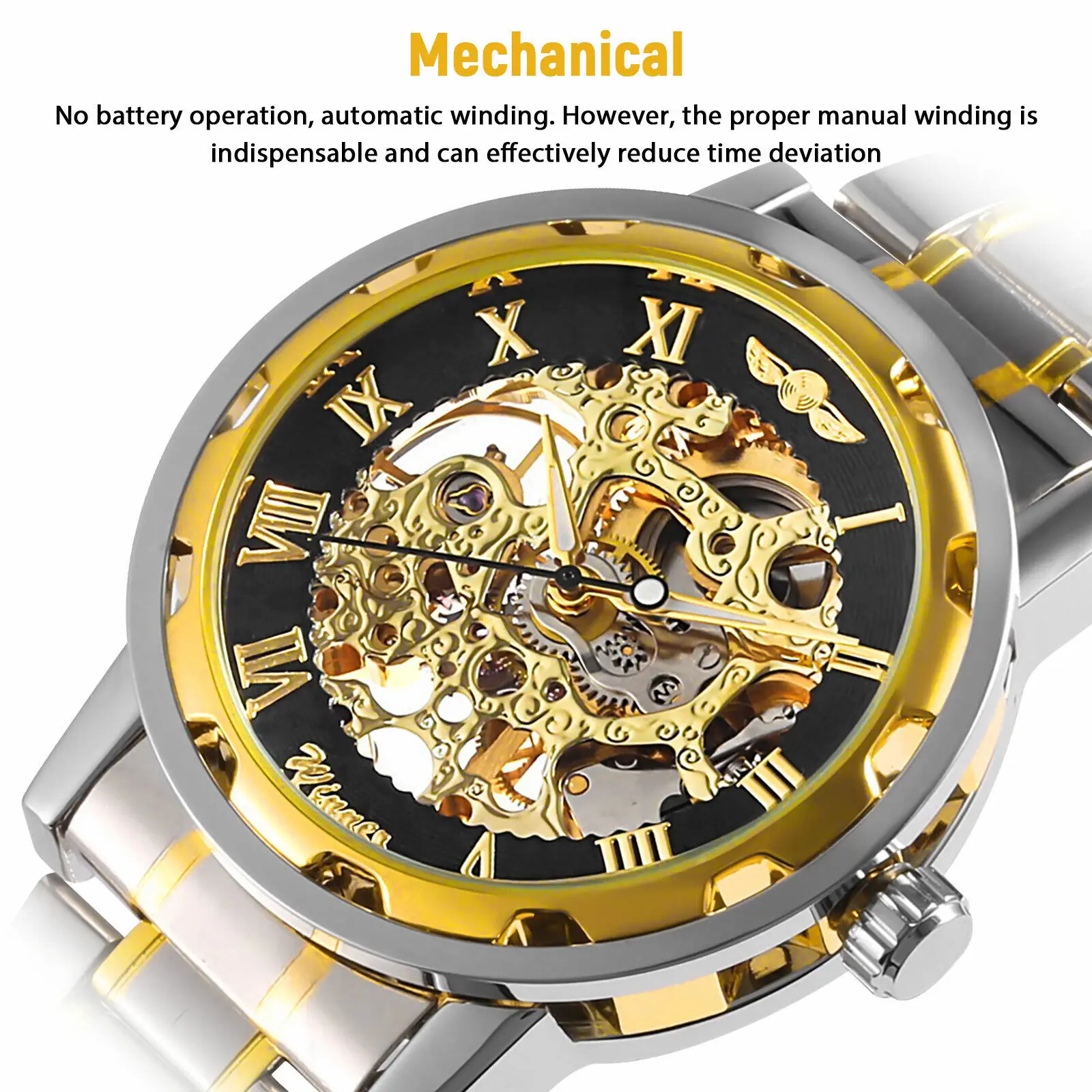 Men's Stainless Steel Strap Ro - Luxury Watch Nice recensione e prezzo