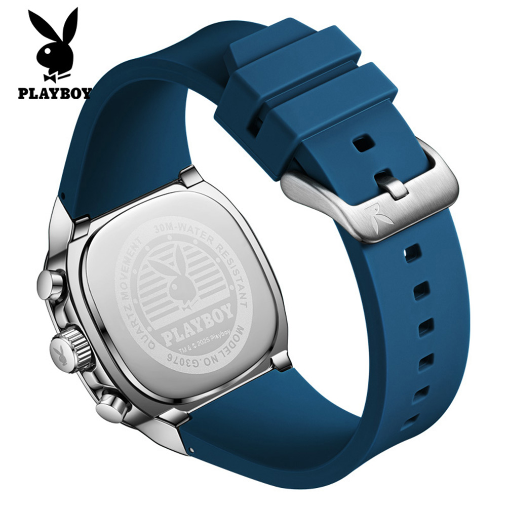 PLAYBOY 3076 Brand original au - Luxury Watch Rubber Strap recensione e prezzo